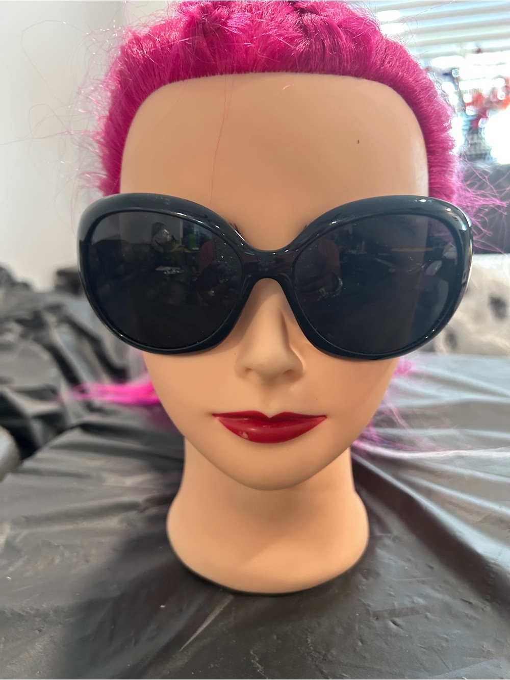 Dolce & Gabbana Black Oversized Women's Sunglasses - Classic Chic